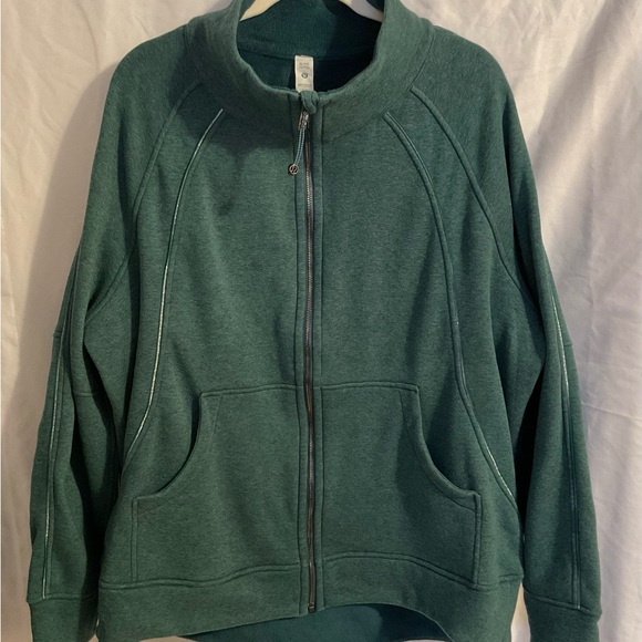 Lululemon Scuba Oversized Funnel-Neck Full Length PLUSH Sweatshirt - Picture 8 of 9